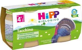 HiPP OMO TACCHINO BIO organic turkey baby food 2x80g gluten-free no additives safe for infants
